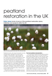 Peatland restoration in the UK - Research Repository